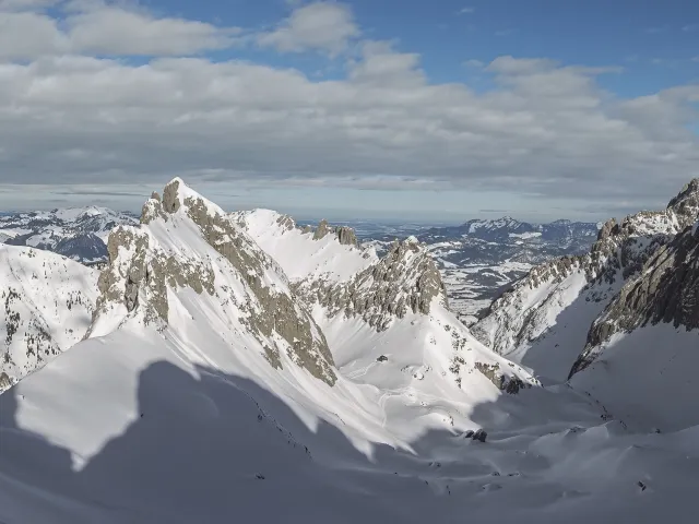 Schitour ins "Pflaumei"
